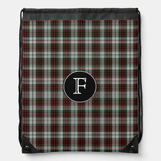Fraser Dress Tartan Plaid Monogram Backpack (Front)