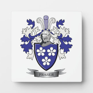 Fraser Family Crest Coat of Arms Plaque