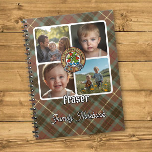 Fraser Family Photo Collage Notebook