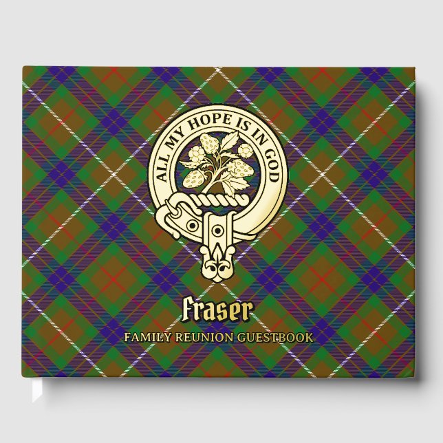 Fraser Family Reunion Foil Guest Book (Front)