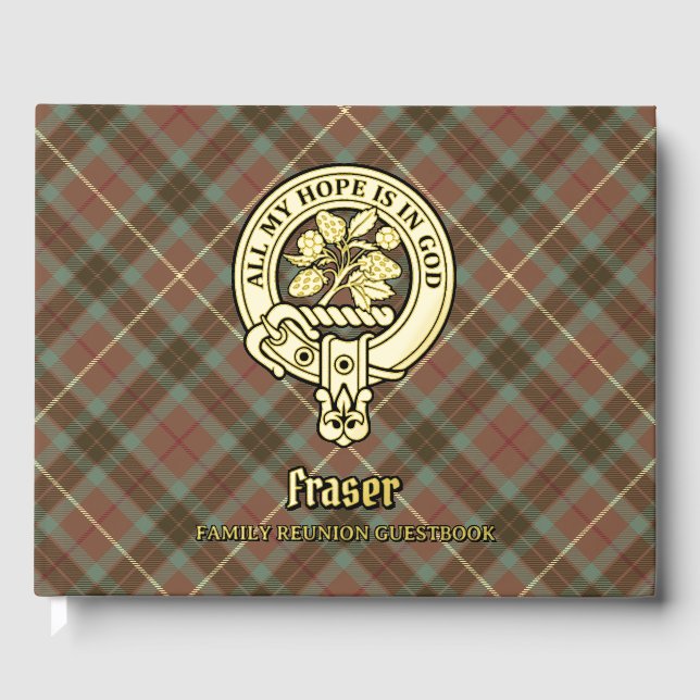 Fraser Family Reunion Foil Guest Book (Front)
