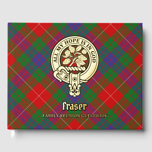Fraser Family Reunion Foil Guest Book (Front)