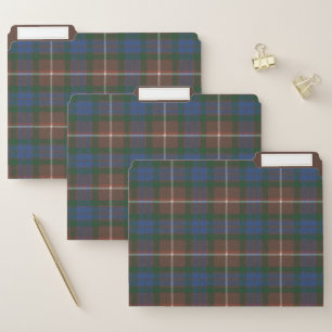 Fraser Hunting  Ancient Original Scottish Tartan File Folder