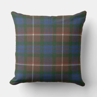 Fraser Hunting Ancient Original Scottish Tartan Throw Pillow