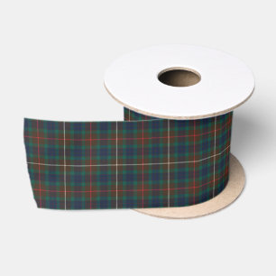 Fraser Hunting Tartan Plaid Pattern Satin Ribbon