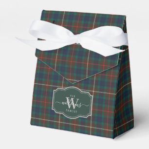 Fraser Hunting Tartan Scottish Clan Plaid Favor Boxes