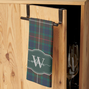 Fraser Hunting Tartan Scottish Clan Plaid Kitchen Towel