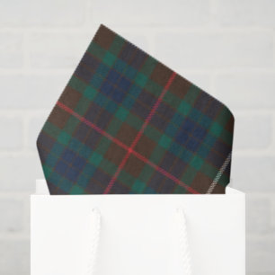 Fraser Hunting Tartan Scottish Clan Plaid Tissue Paper
