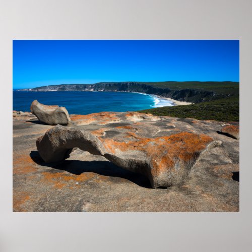 Fraser Island coastline scenic landscape Australia Poster