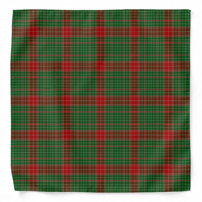Fraser of Castle Leathers Tartan Bandana (Front)