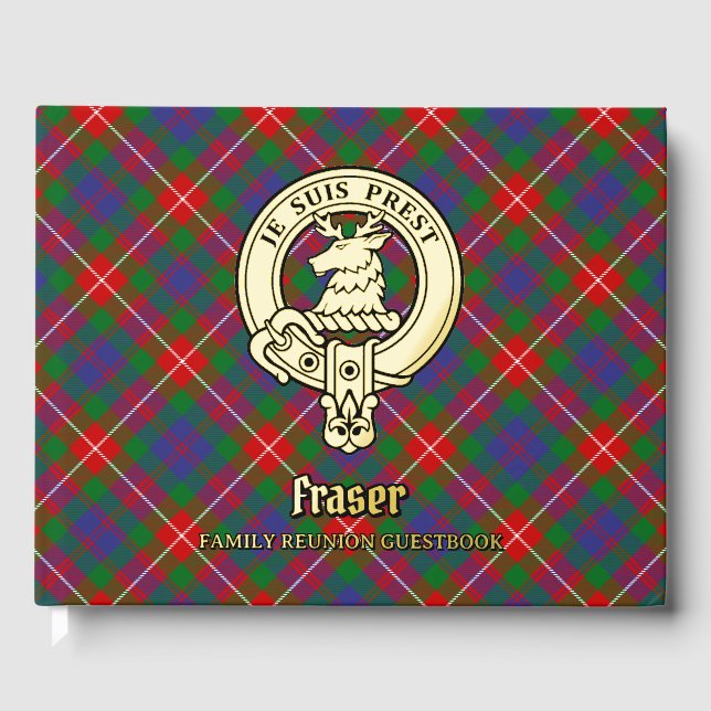 Fraser of Lovat Family Reunion Foil Guest Book (Front)