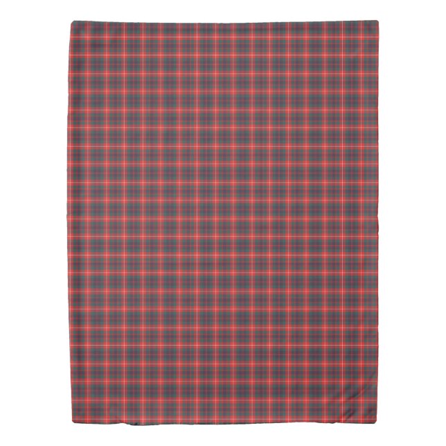 Fraser of Lovat Modern Clan Tartan Duvet Cover (Front)