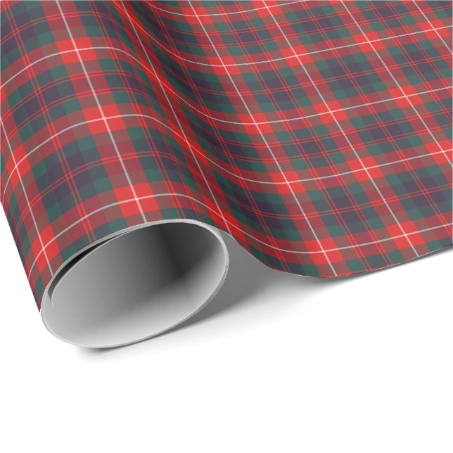 Fraser of Lovat Modern Clan Tartan Wrapping Paper (Roll Corner)
