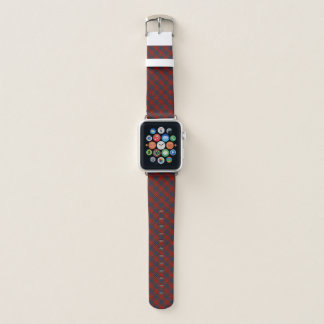 Fraser Official Tartan red and blue Apple Watch Band