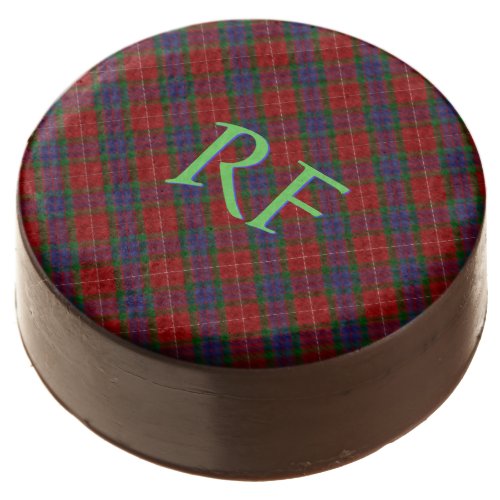 Fraser Official Tartan with monogram  initials Chocolate Covered Oreo