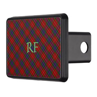 Fraser Official Tartan with monogram / name Hitch Cover