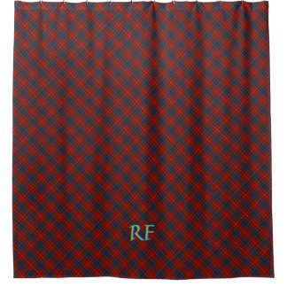 Fraser Official Tartan with monogram / name Shower Curtain