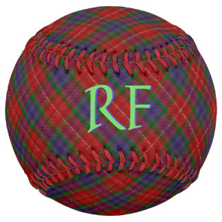 Fraser Official Tartan with monogram / name Softball