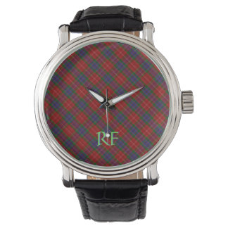 Fraser Official Tartan with monogram / name Watch
