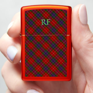 Fraser Official Tartan with monogram / name Zippo Lighter