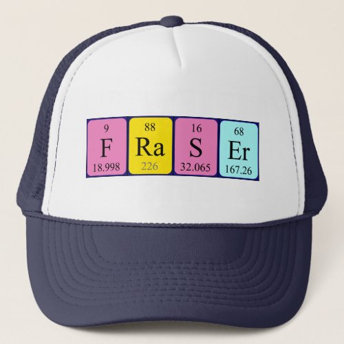 Fraser periodic table name hat
