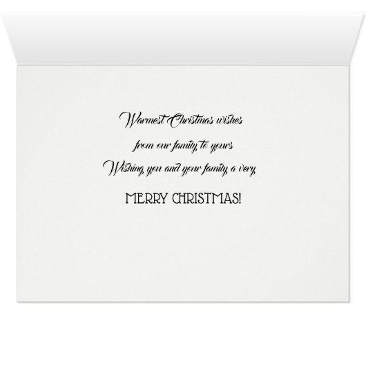 Fraser Red Ancient Tartan Christmas (Inside Horizontal (Bottom))