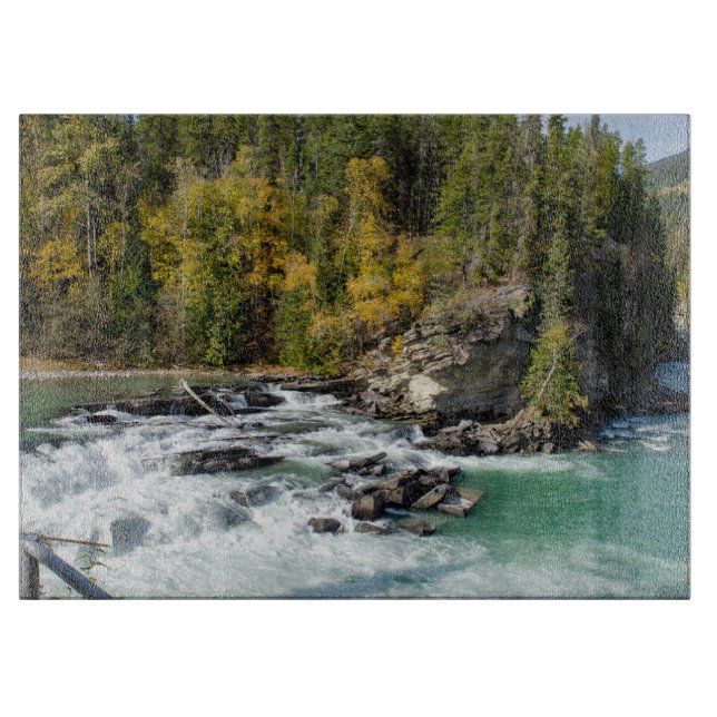 Fraser River, Canadian Landscape Photography Cutting Board (Front)