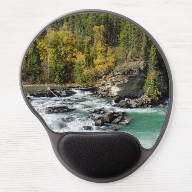 Fraser River, Canadian Landscape Photography Gel Mouse Pad (Front)