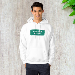 Fraser River Highway Sign British Columbia Canada Hoodie