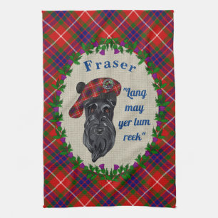 Fraser Scottie Dog Kitchen Towel