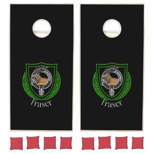 Fraser Scottish Clan Crest Cornhole Set