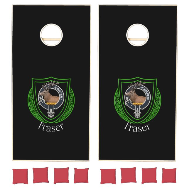Fraser Scottish Clan Crest Cornhole Set (Set)