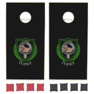 Fraser Scottish Clan Crest Cornhole Set