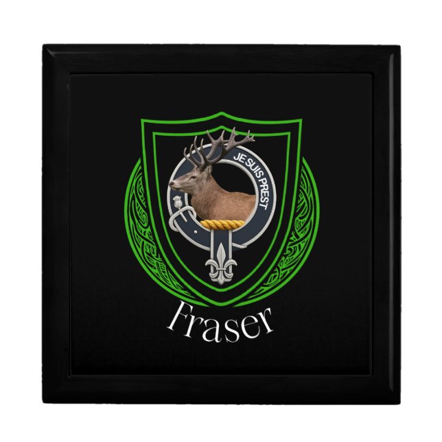 Fraser Scottish Clan Crest Gift Box (Front)