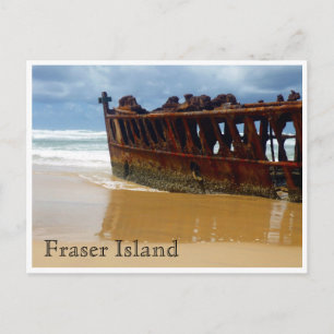 fraser ship wreck postcard