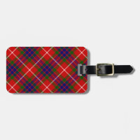 Fraser tartan red green blue purple plaid