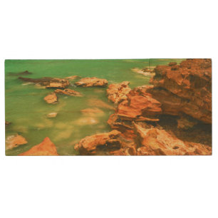 Frasers Beach Tasmania Wood Flash Drive