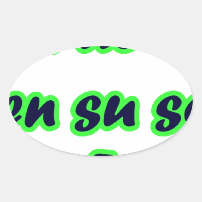 Frases master 14.09 oval sticker (Front)