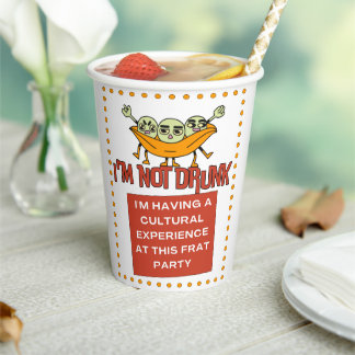 Frat Party Cultural Experience Cup Sleeves | Colle