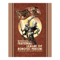 Fraternal League of Robotic Person poster (16x20")