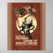 Fraternal League of Robotic Person poster (16x20