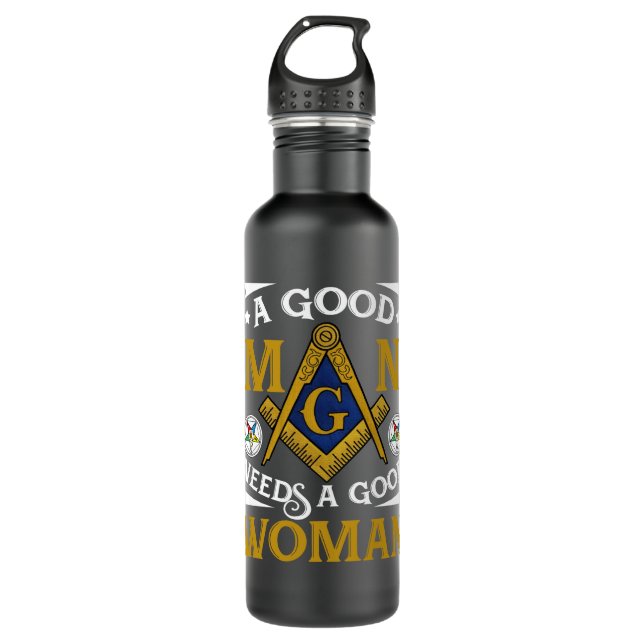 Fraternal & Masonic Shirts - Freemasonry Apparel C Stainless Steel Water Bottle (Front)