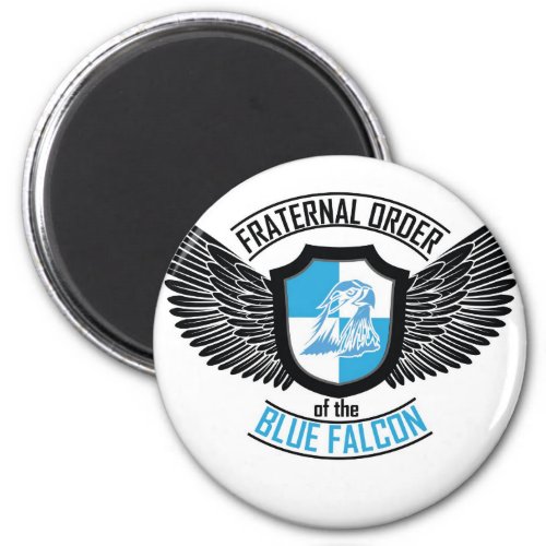 Fraternal Order of The Blue Falcon Blue Falcon Magnet