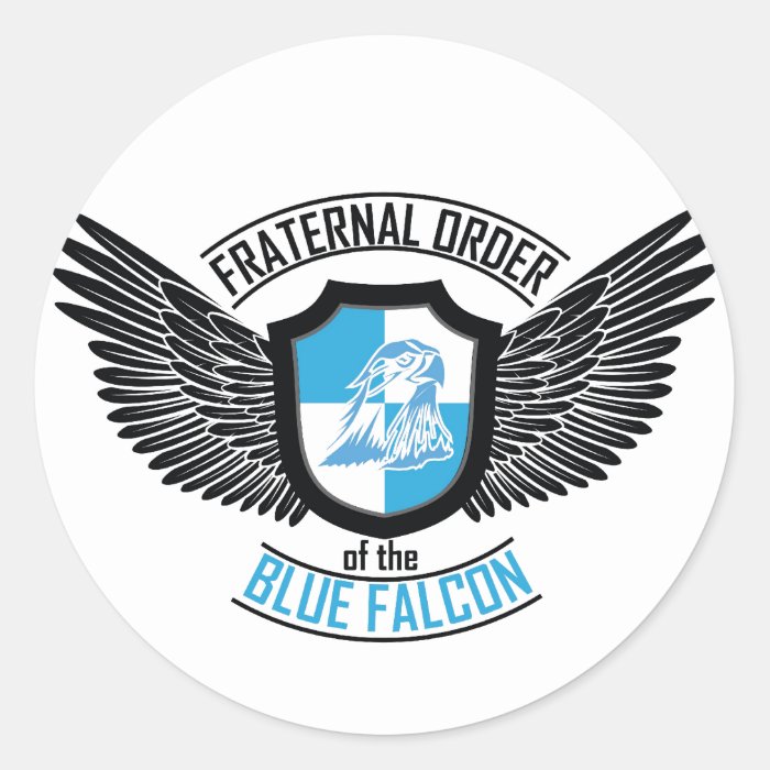 Fraternal Order of The Blue Falcon, Blue Falcon Sticker