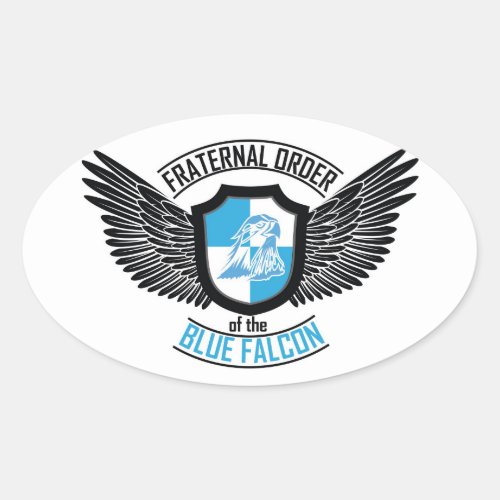 Fraternal Order of the Blue Falcon Sticker