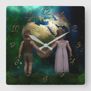 Fraternity Square Wall Clock