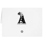 Frau mit Pferd Cards (Back Horizontal)