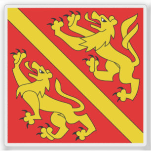 Fraubrunnen district flag, Switzerland Sticker