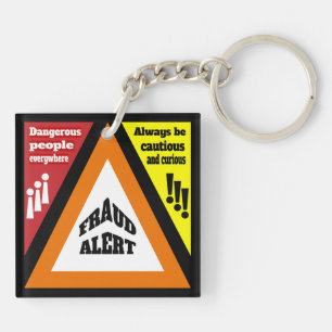 Fraud Alert Keychain
