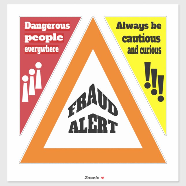 Fraud Alert Sticker (Sheet)